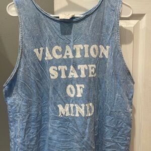 Vacation state of mind ☀️ tank top L 🏝️